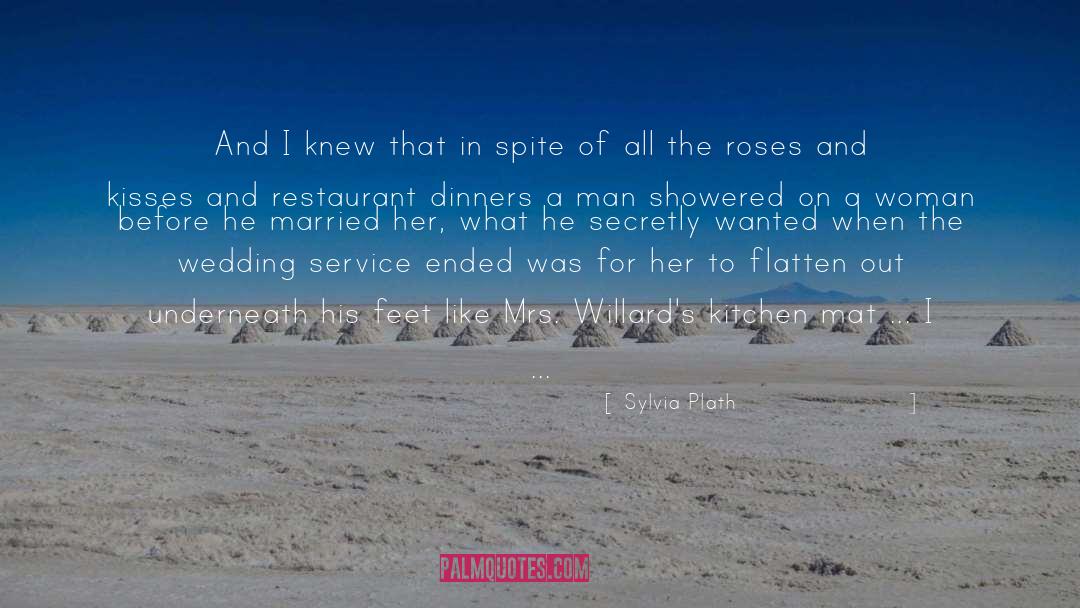 Dinners quotes by Sylvia Plath