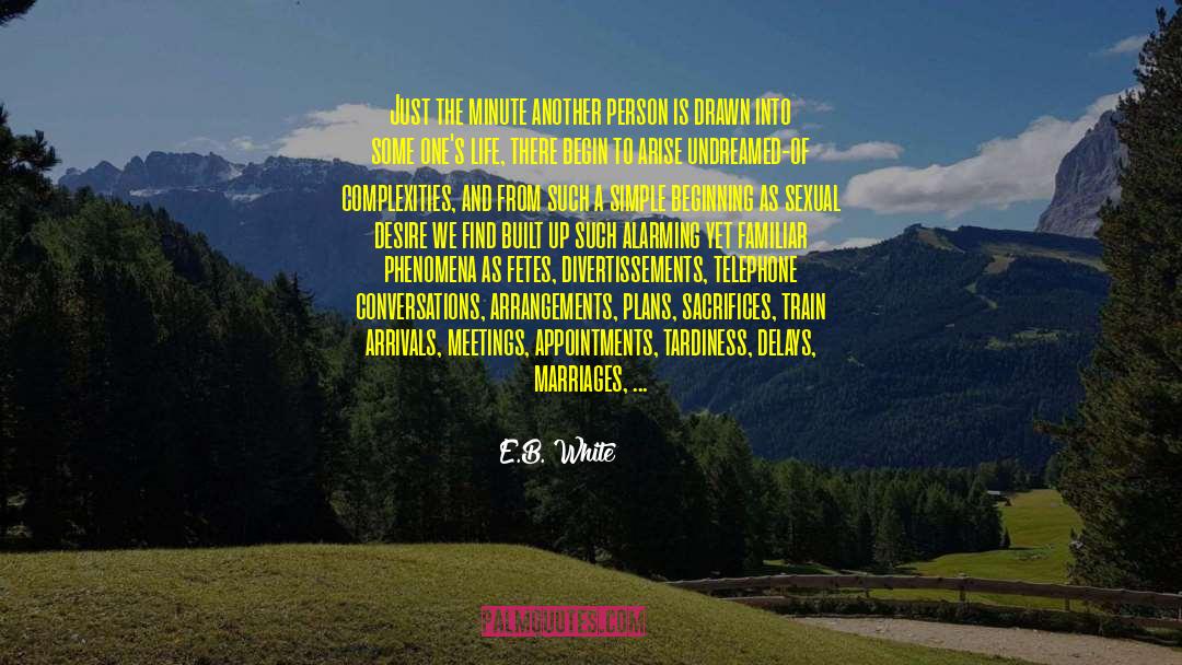 Dinners quotes by E.B. White