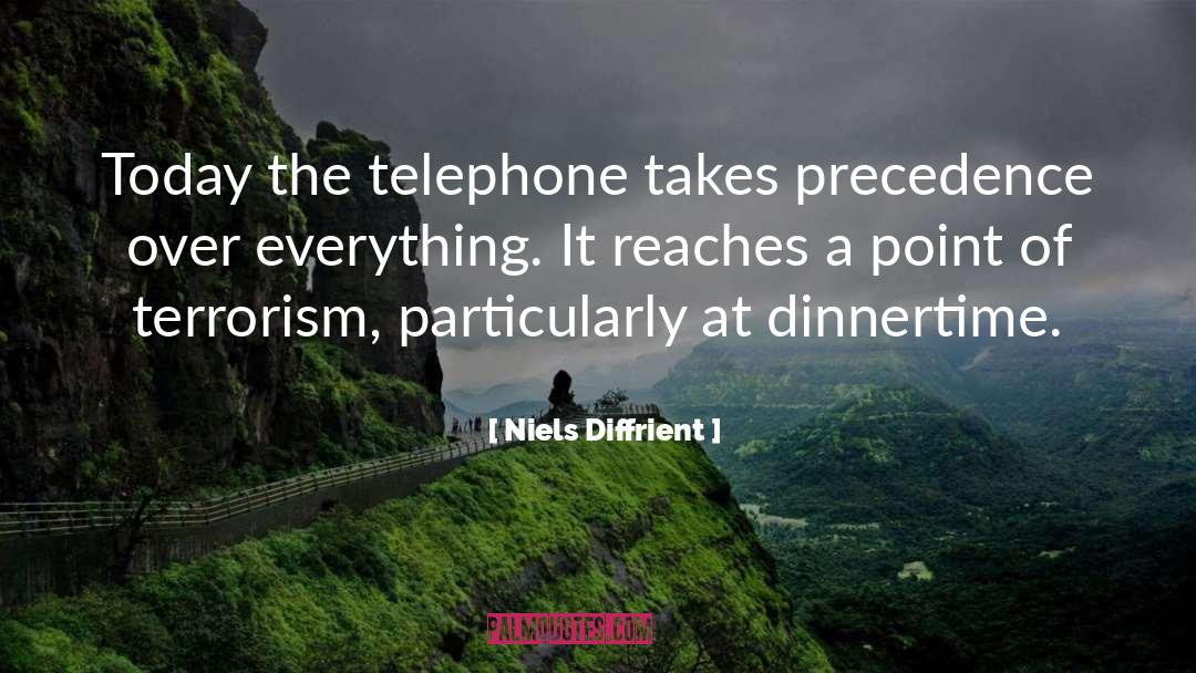 Dinnertime quotes by Niels Diffrient