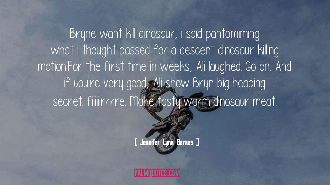 Dinosaur quotes by Jennifer Lynn Barnes