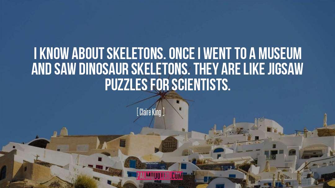 Dinosaur quotes by Claire King