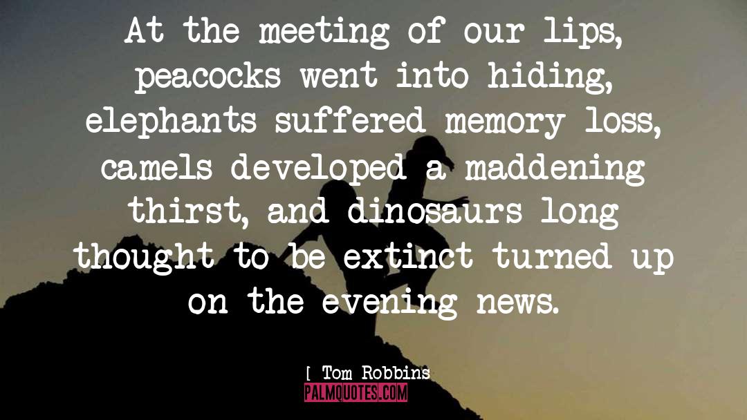 Dinosaurs quotes by Tom Robbins