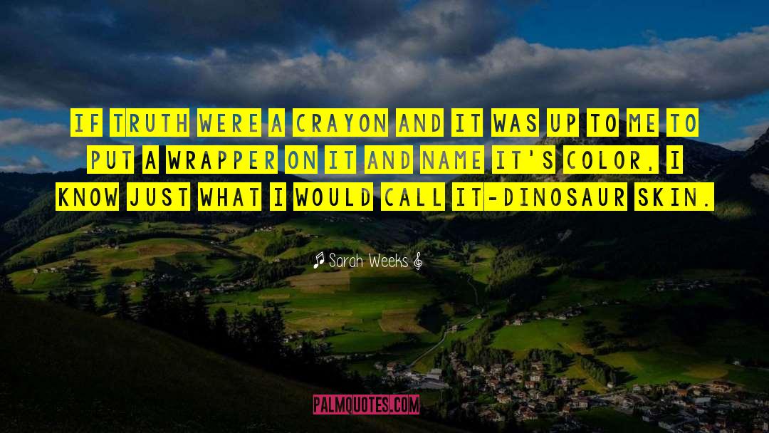 Dinosaurs quotes by Sarah Weeks