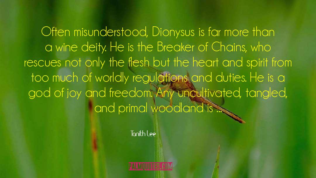 Dionysus quotes by Tanith Lee