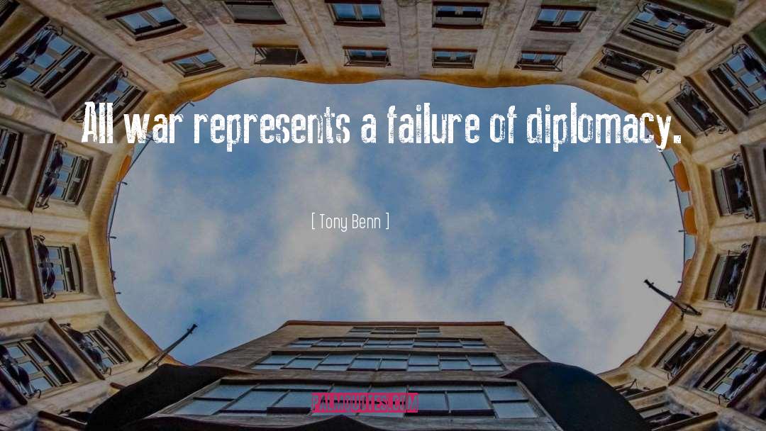 Diplomacy quotes by Tony Benn