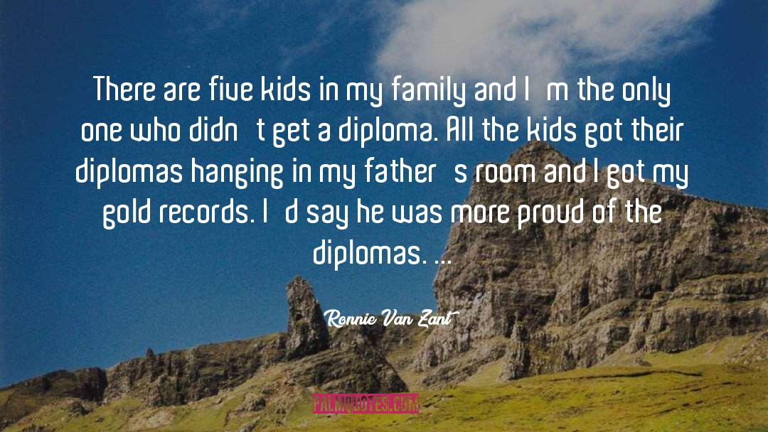 Diplomas quotes by Ronnie Van Zant