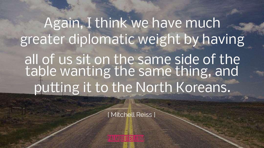 Diplomatic quotes by Mitchell Reiss