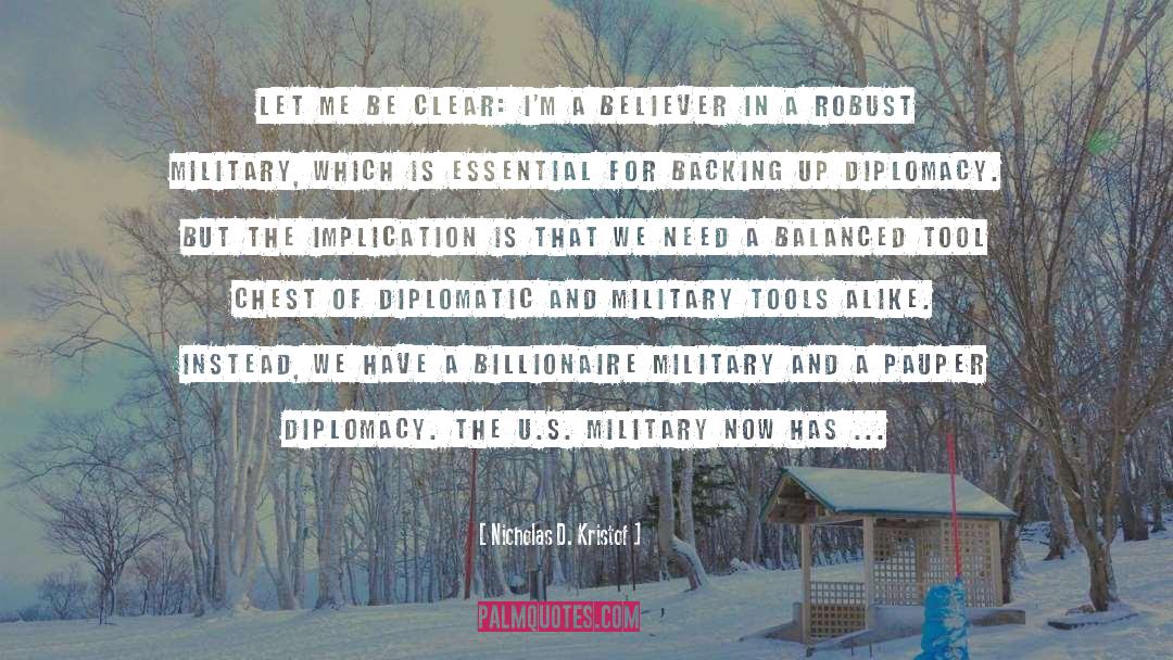 Diplomatic quotes by Nicholas D. Kristof