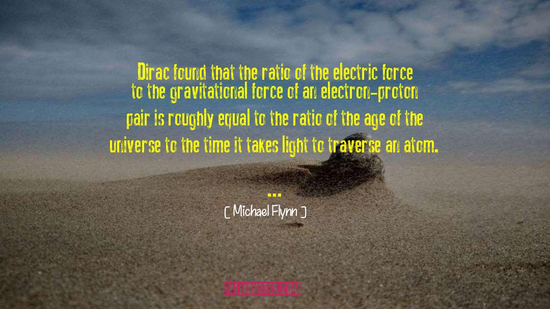 Dirac quotes by Michael Flynn