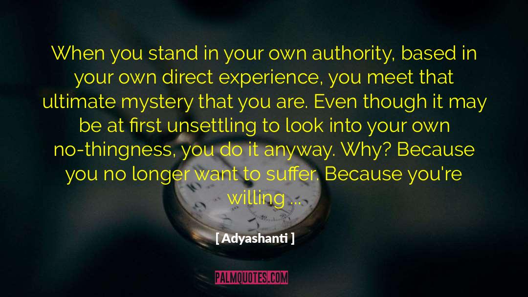 Direct Experience quotes by Adyashanti