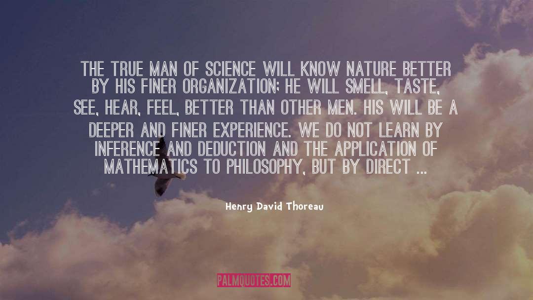 Direct quotes by Henry David Thoreau