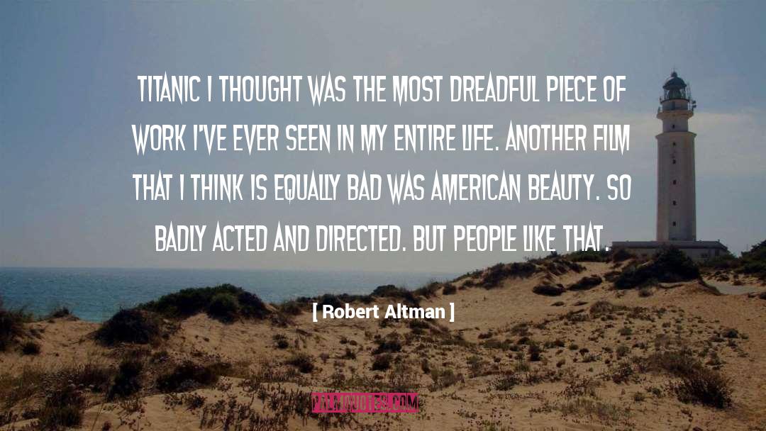 Directed quotes by Robert Altman