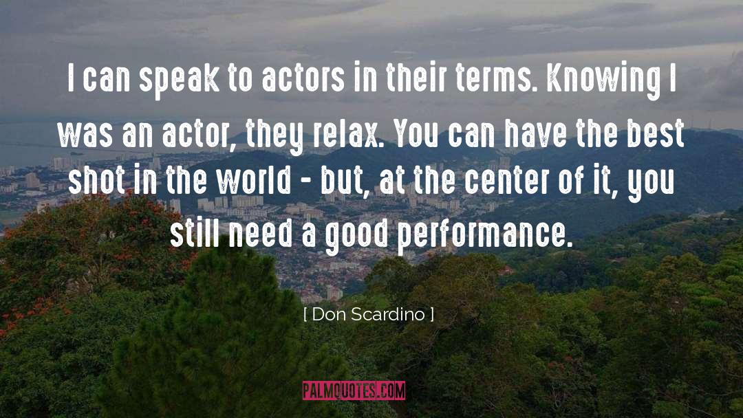 Directing Actors quotes by Don Scardino