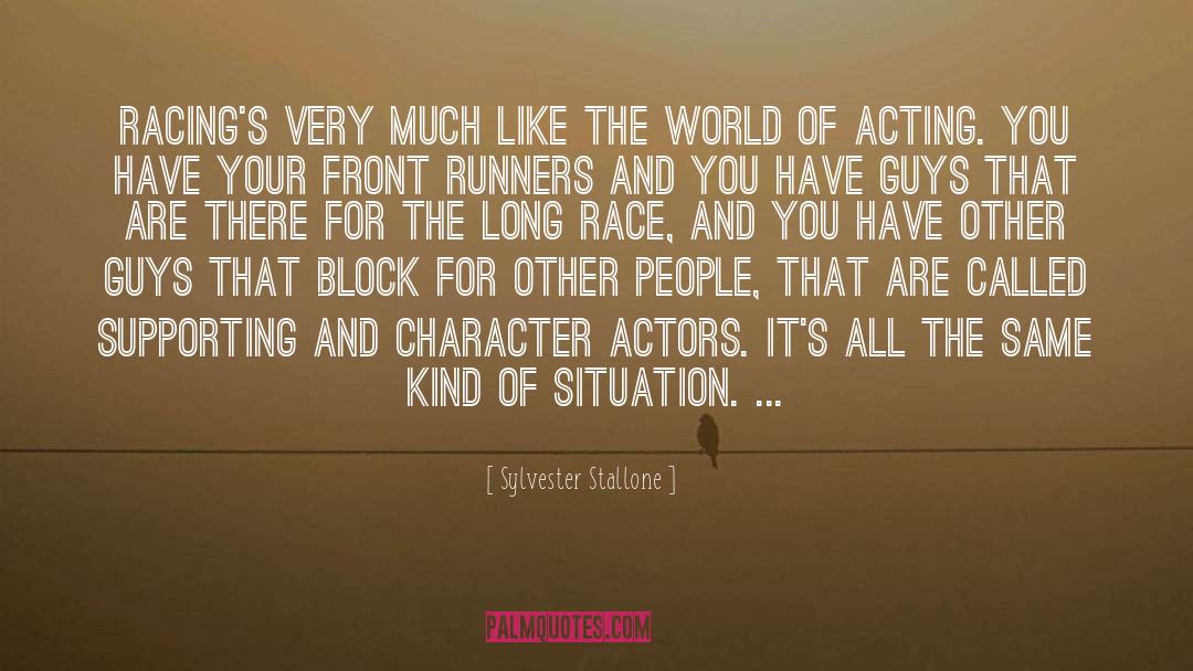 Directing Actors quotes by Sylvester Stallone