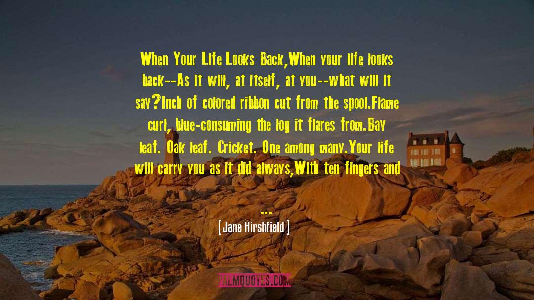 Directing Life quotes by Jane Hirshfield