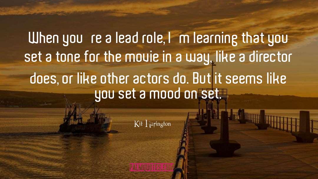 Director quotes by Kit Harington