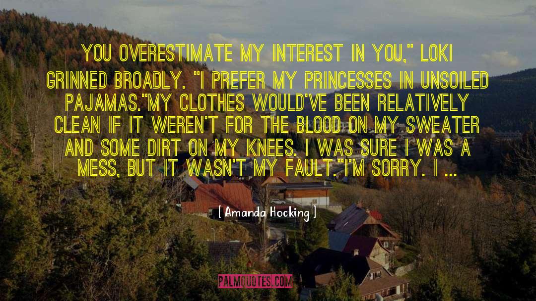 Dirty Clothes quotes by Amanda Hocking