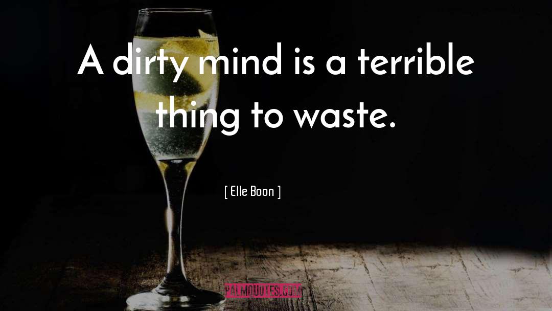 Dirty Mind quotes by Elle Boon