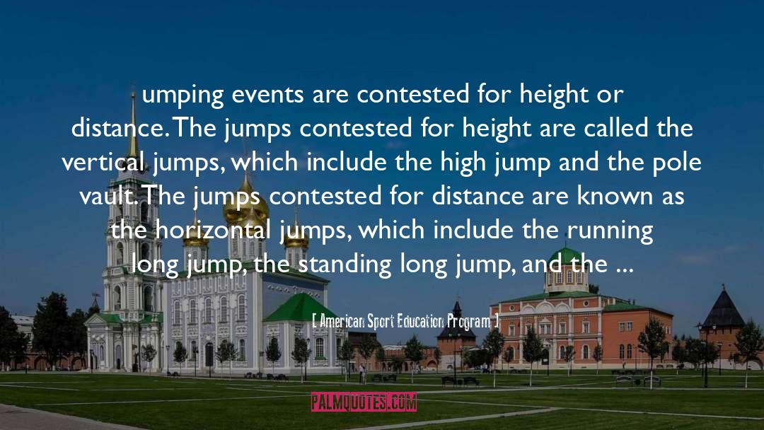 Dirty Pole Vault quotes by American Sport Education Program