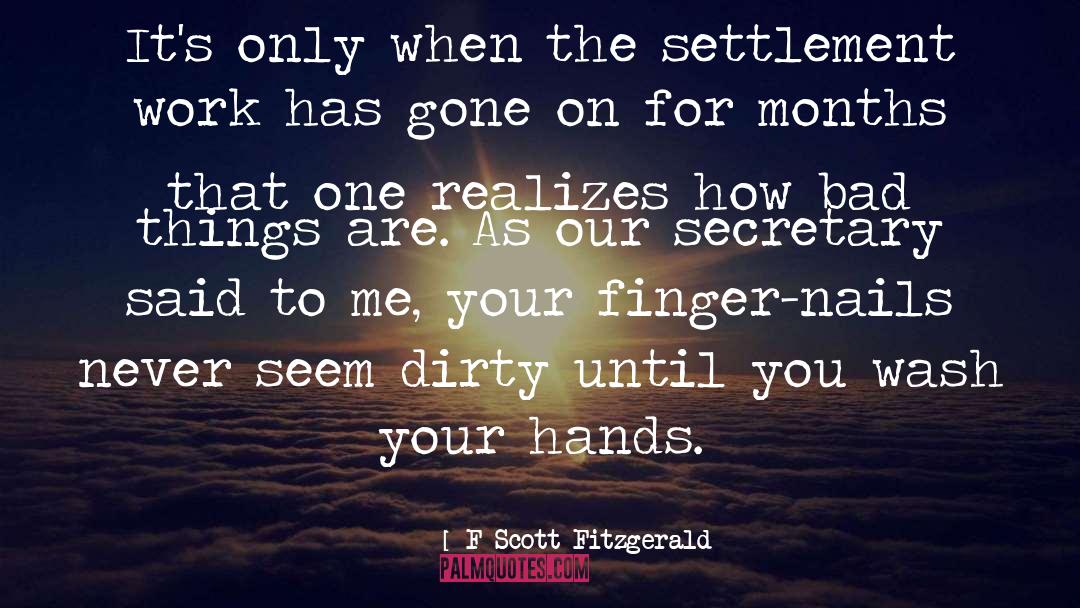 Dirty quotes by F Scott Fitzgerald