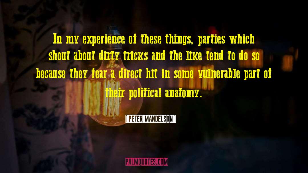 Dirty Tricks quotes by Peter Mandelson