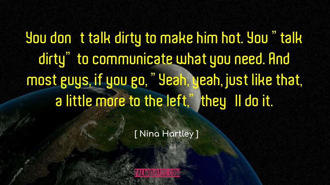 Dirty Tricks quotes by Nina Hartley