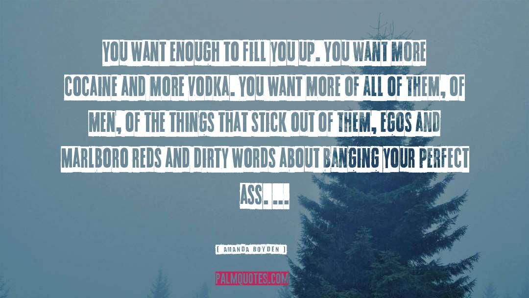 Dirty Words quotes by Amanda Boyden