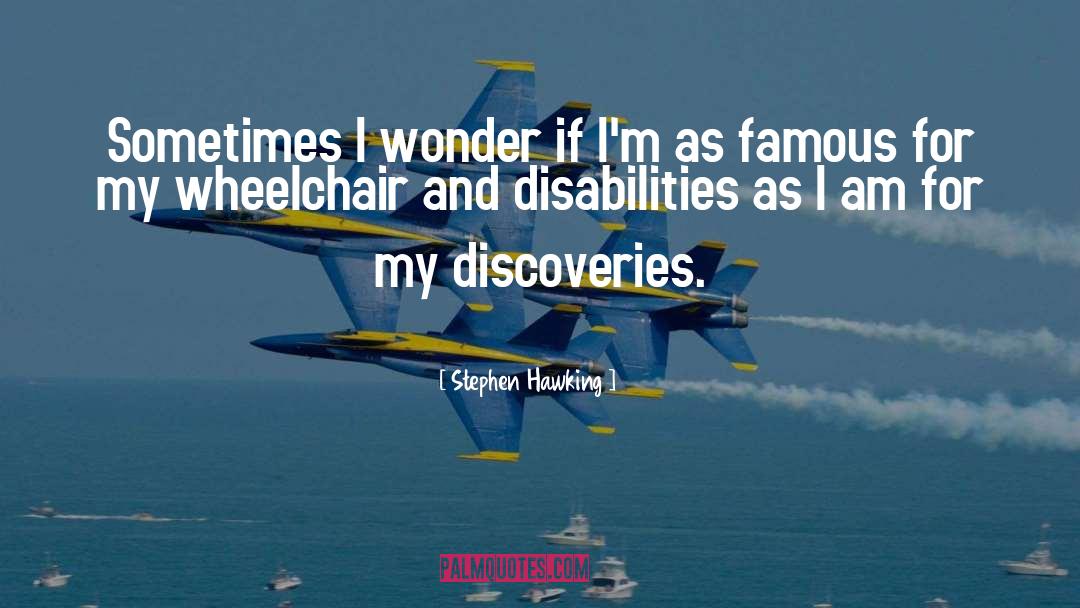 Disabilities quotes by Stephen Hawking