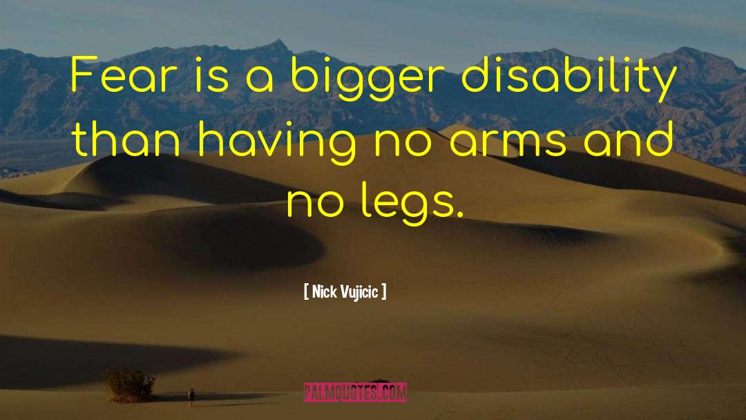 Disability quotes by Nick Vujicic