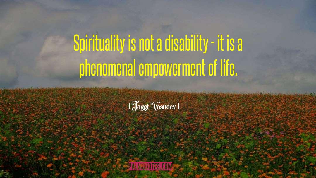 Disability quotes by Jaggi Vasudev