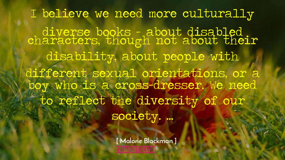 Disabled quotes by Malorie Blackman