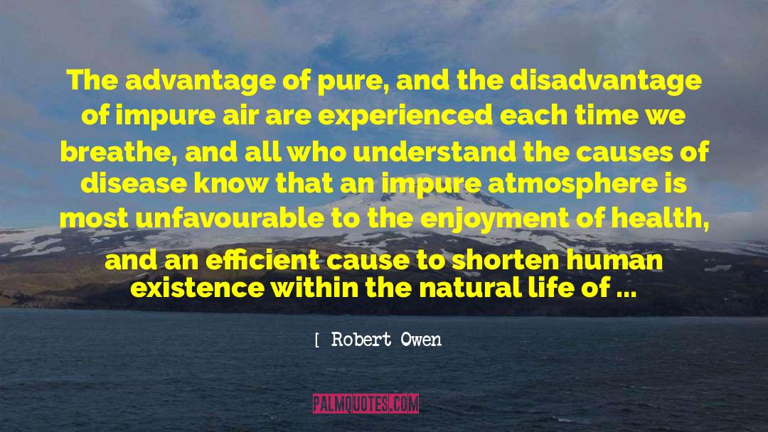 Disadvantages quotes by Robert Owen