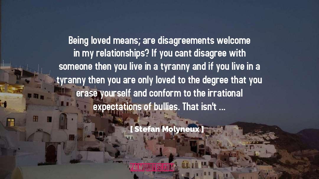 Disagreements quotes by Stefan Molyneux