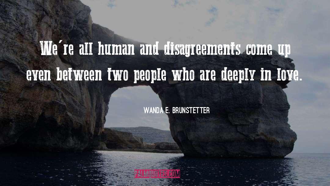 Disagreements quotes by Wanda E. Brunstetter
