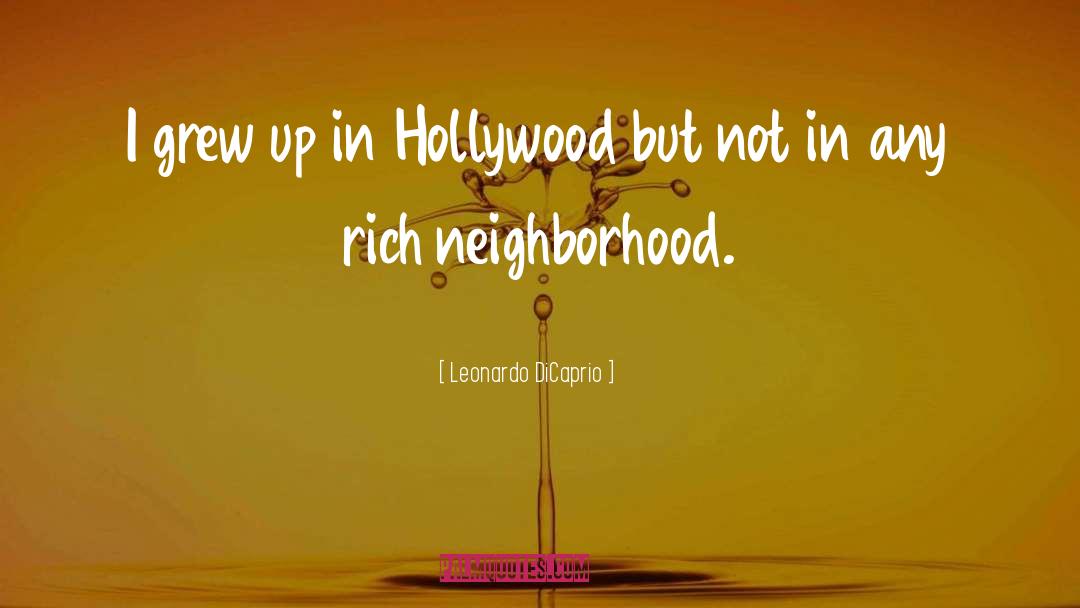 Disalvos Hollywood quotes by Leonardo DiCaprio