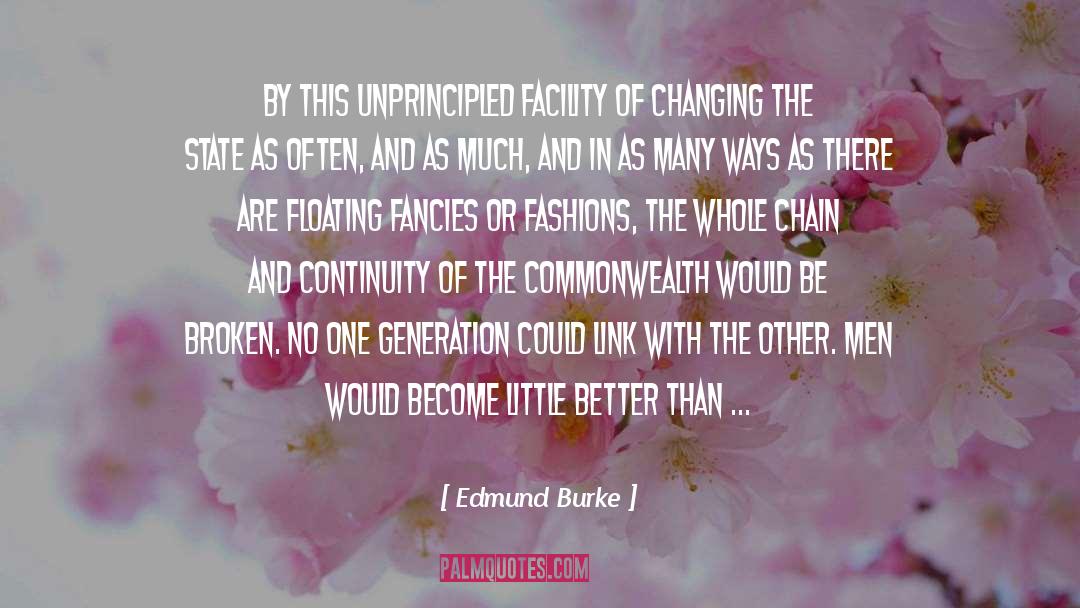 Disanto Fashion quotes by Edmund Burke