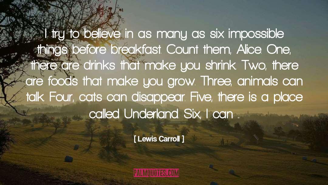 Disappear quotes by Lewis Carroll