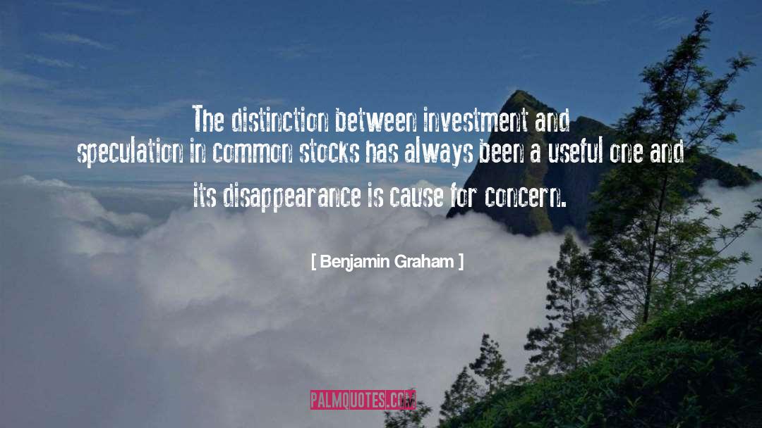 Disappearance quotes by Benjamin Graham