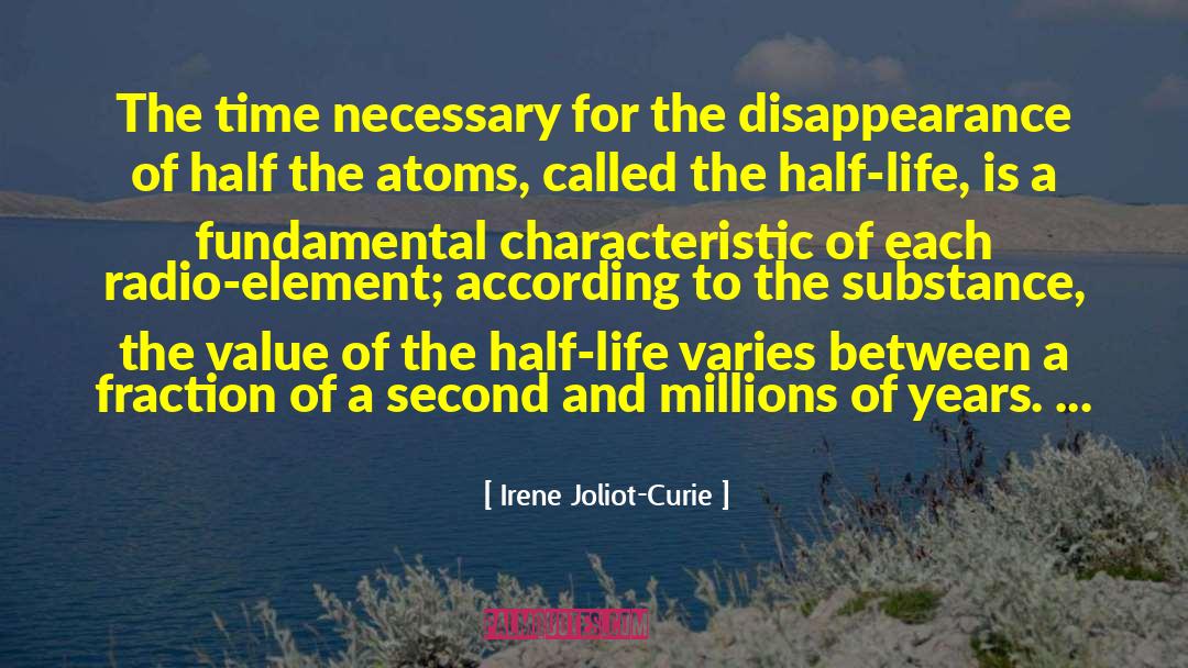 Disappearance quotes by Irene Joliot-Curie