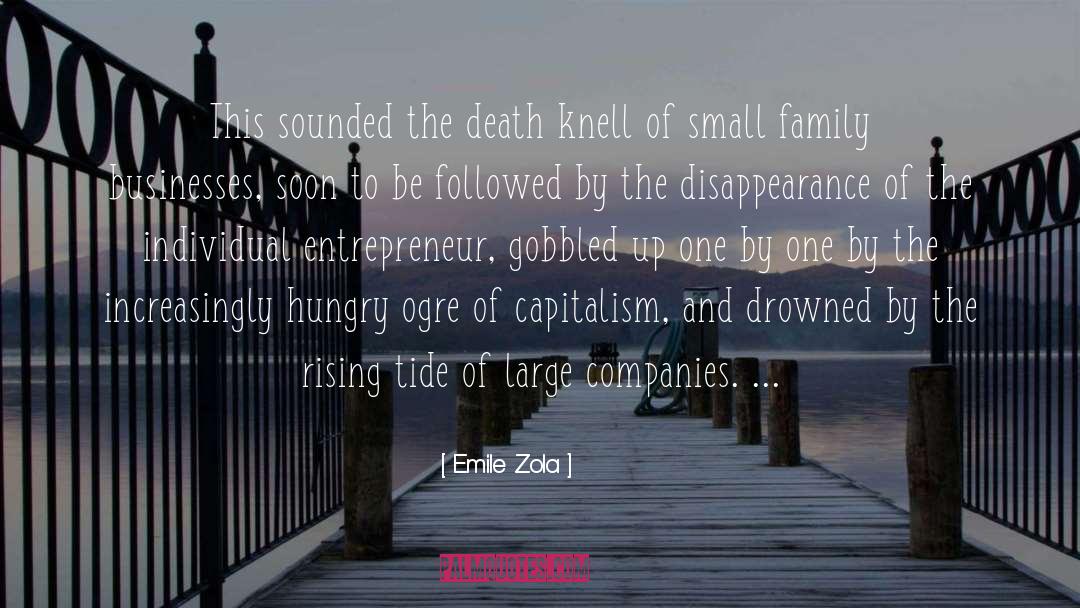 Disappearance quotes by Emile Zola