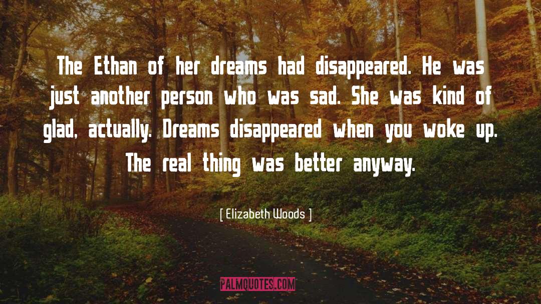 Disappeared quotes by Elizabeth Woods