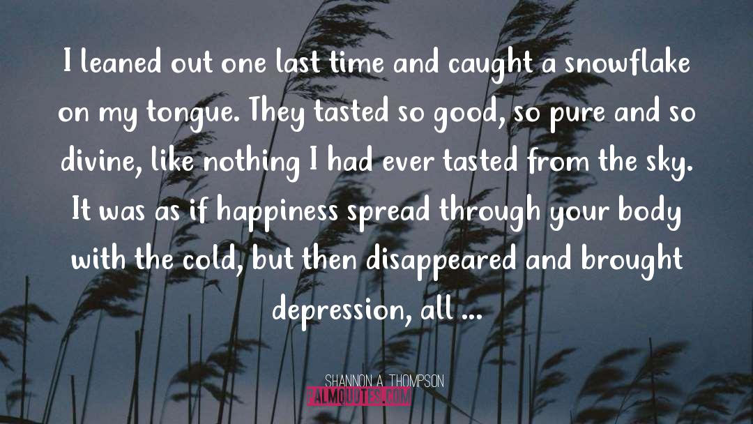 Disappeared quotes by Shannon A. Thompson