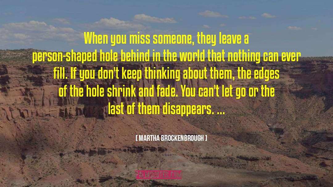 Disappears quotes by Martha Brockenbrough