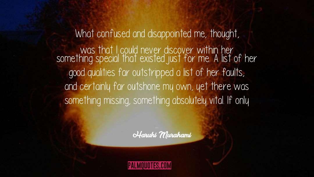 Disappointed quotes by Haruki Murakami