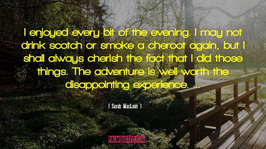 Disappointing Experience quotes by Sarah MacLean