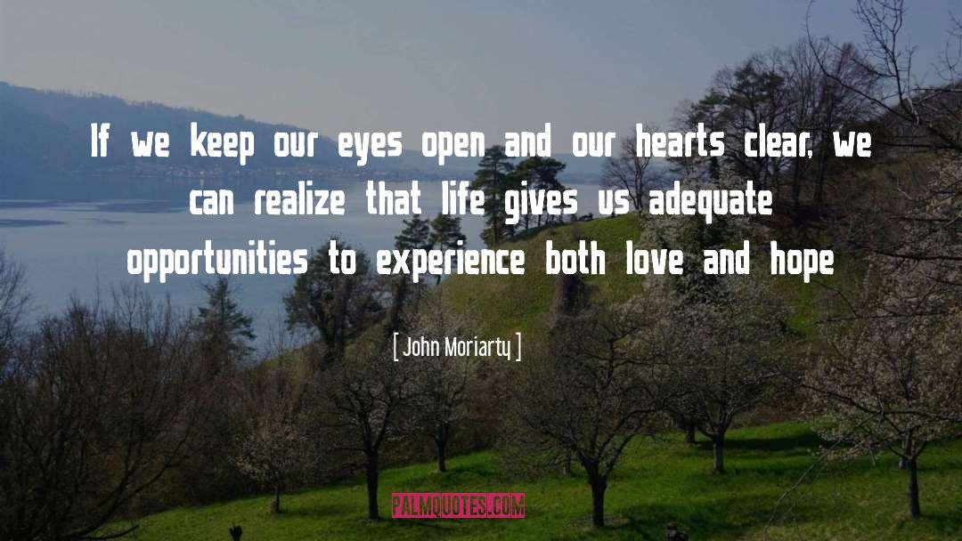 Disappointing Experience quotes by John Moriarty