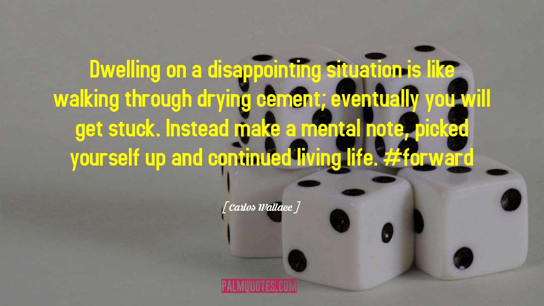Disappointing Life quotes by Carlos Wallace
