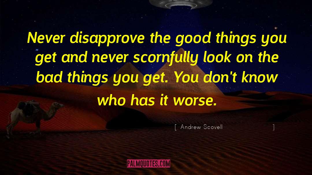 Disapprove quotes by Andrew Scovell