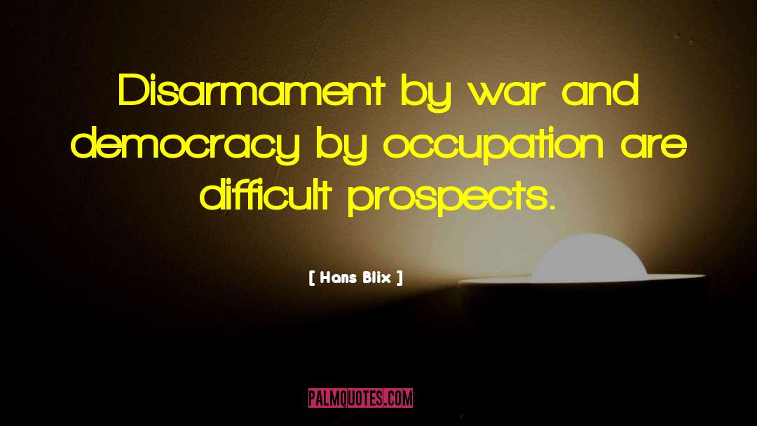Disarmament quotes by Hans Blix