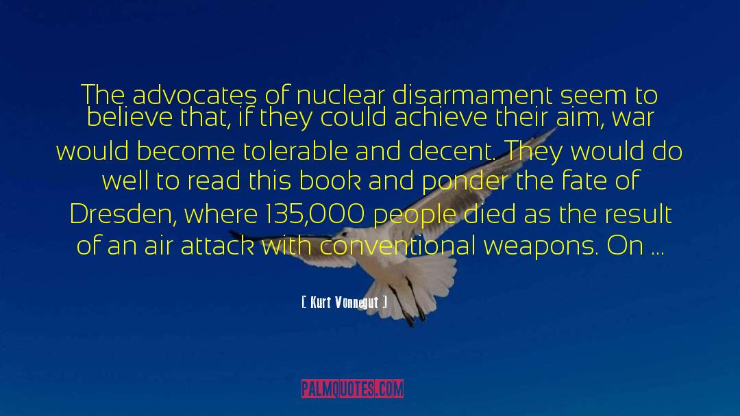 Disarmament quotes by Kurt Vonnegut